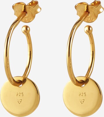 ELLI Earrings 'Creole' in Gold: front