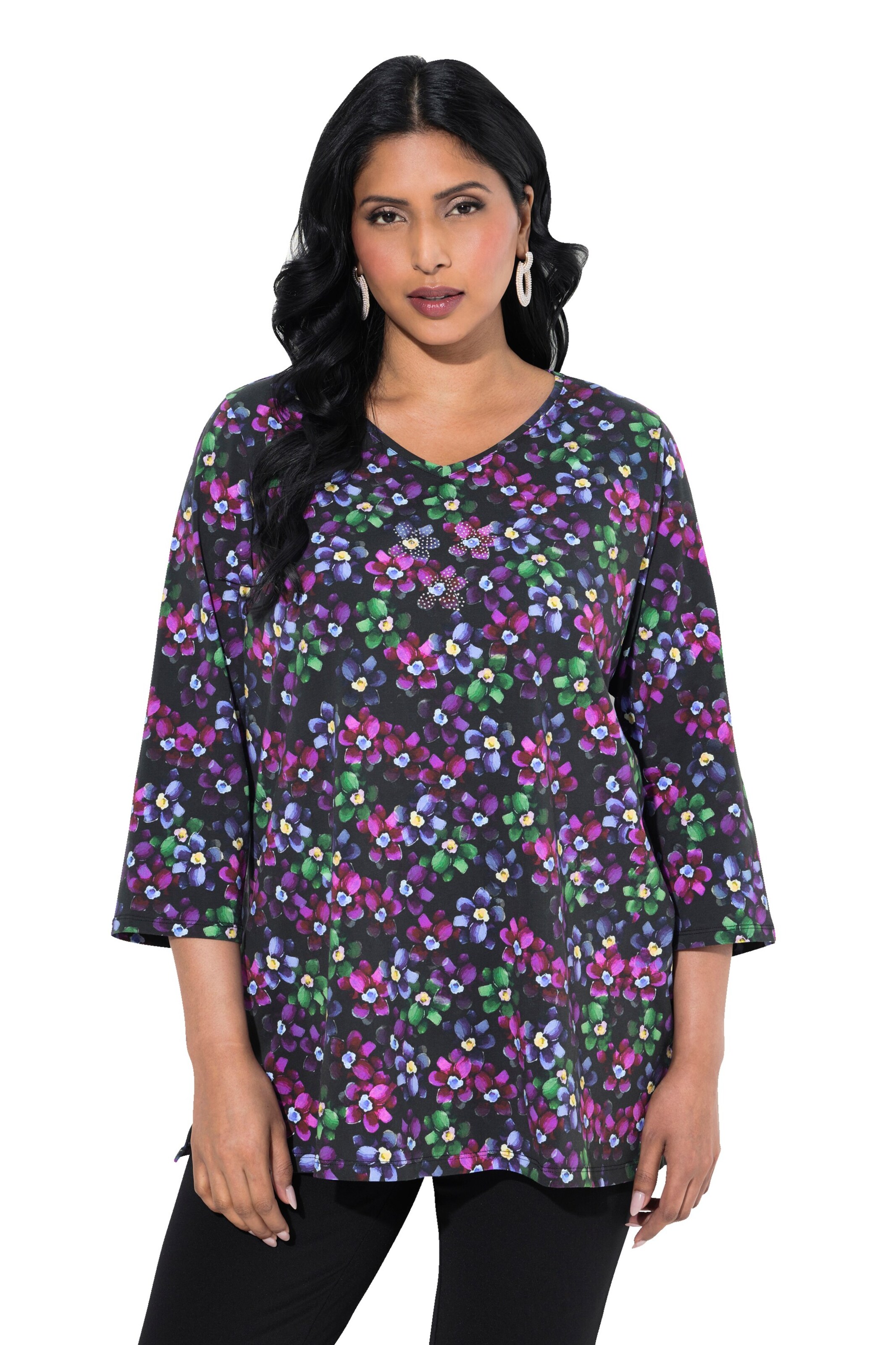 Ulla Popken Shirt in Mixed colours: front