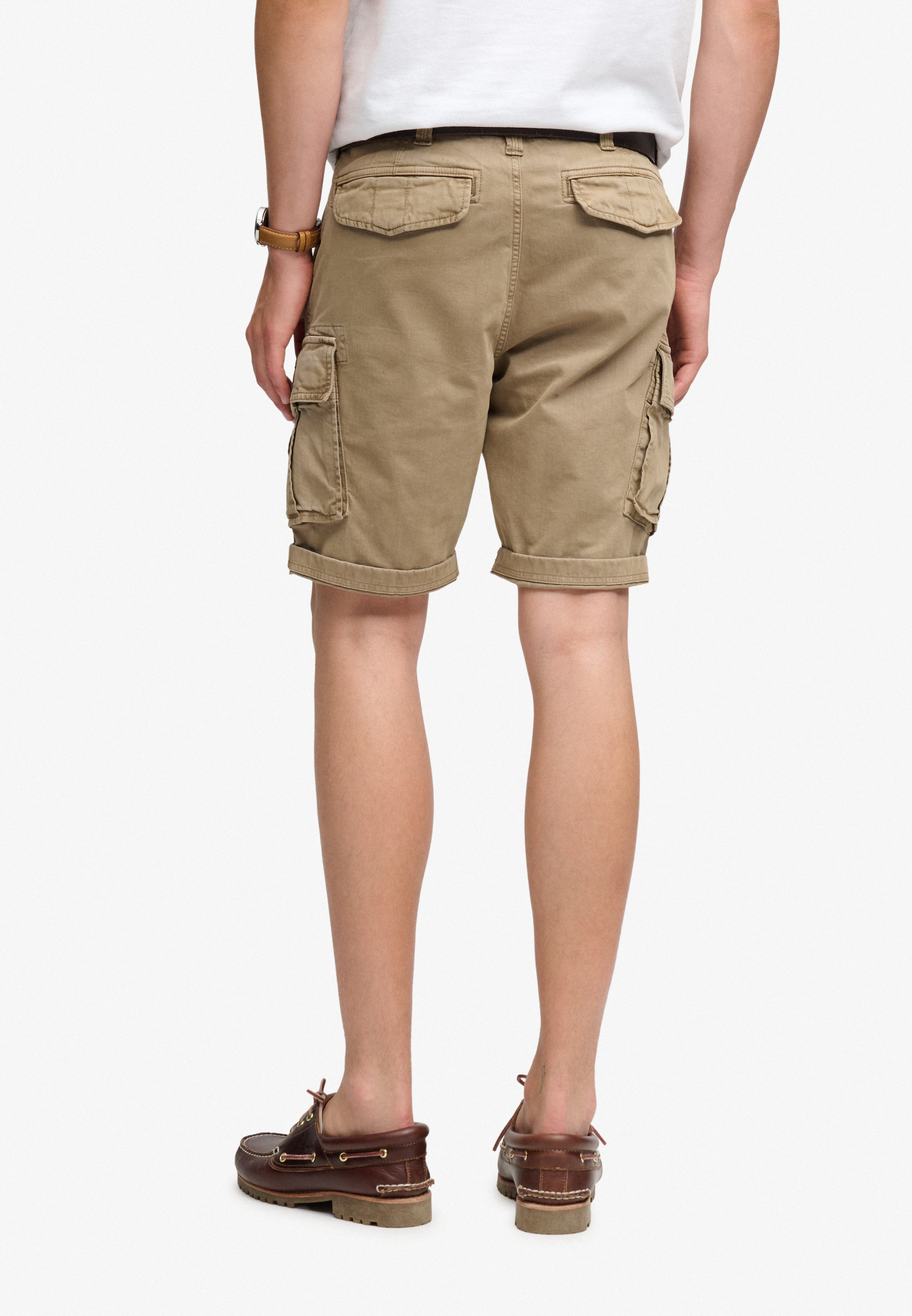Superdry & Co Regular Cargo Pants in Brown