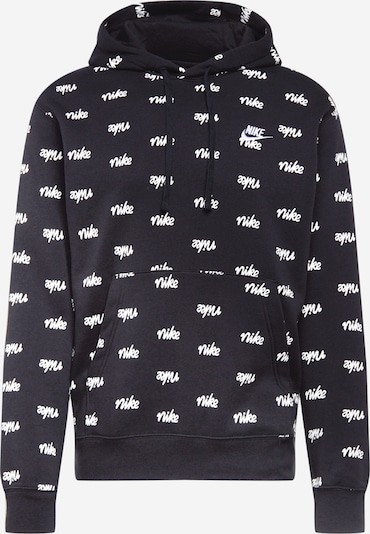 Nike Sportswear Mikina 'Club' - čierna / biela, Produkt