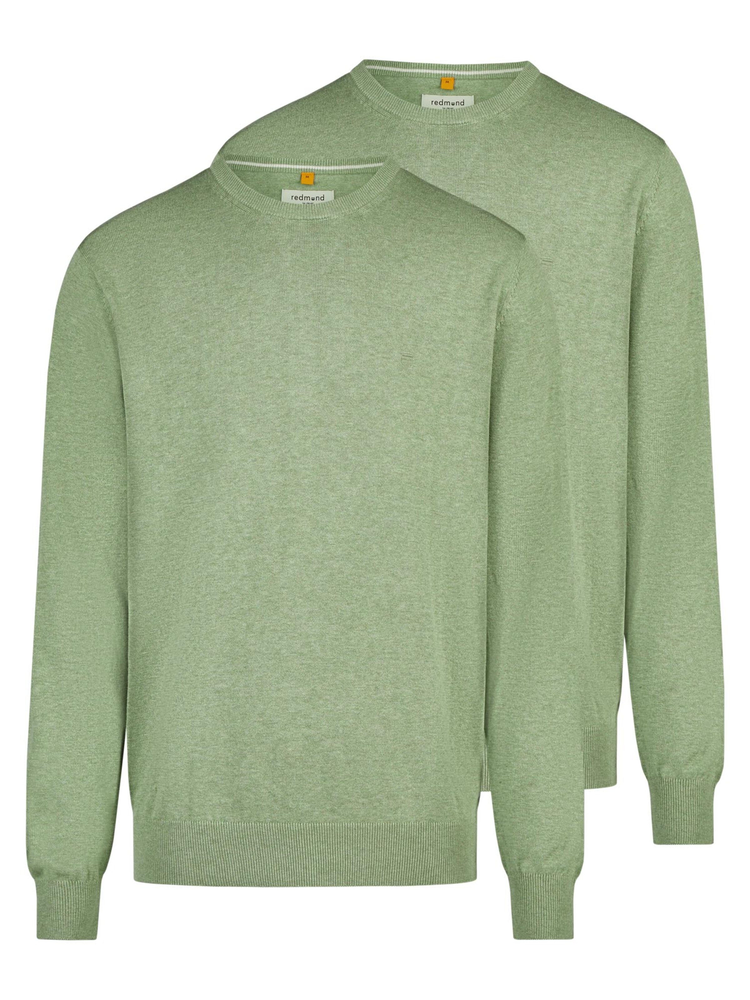 redmond Sweater 'Basic' in Green: front