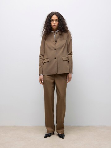 VERO MODA - regular Pantalón plisado 'AWTEELA' en marrón