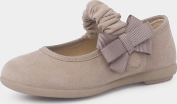 Ballerines Pisamonas en beige : devant