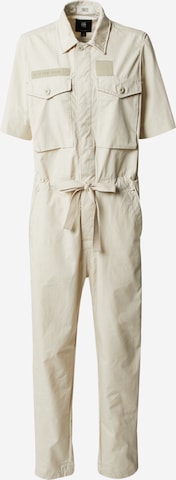 G-Star RAW Jumpsuit in Beige: predná strana