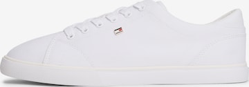 TOMMY HILFIGER Nizke superge | bela barva: sprednja stran
