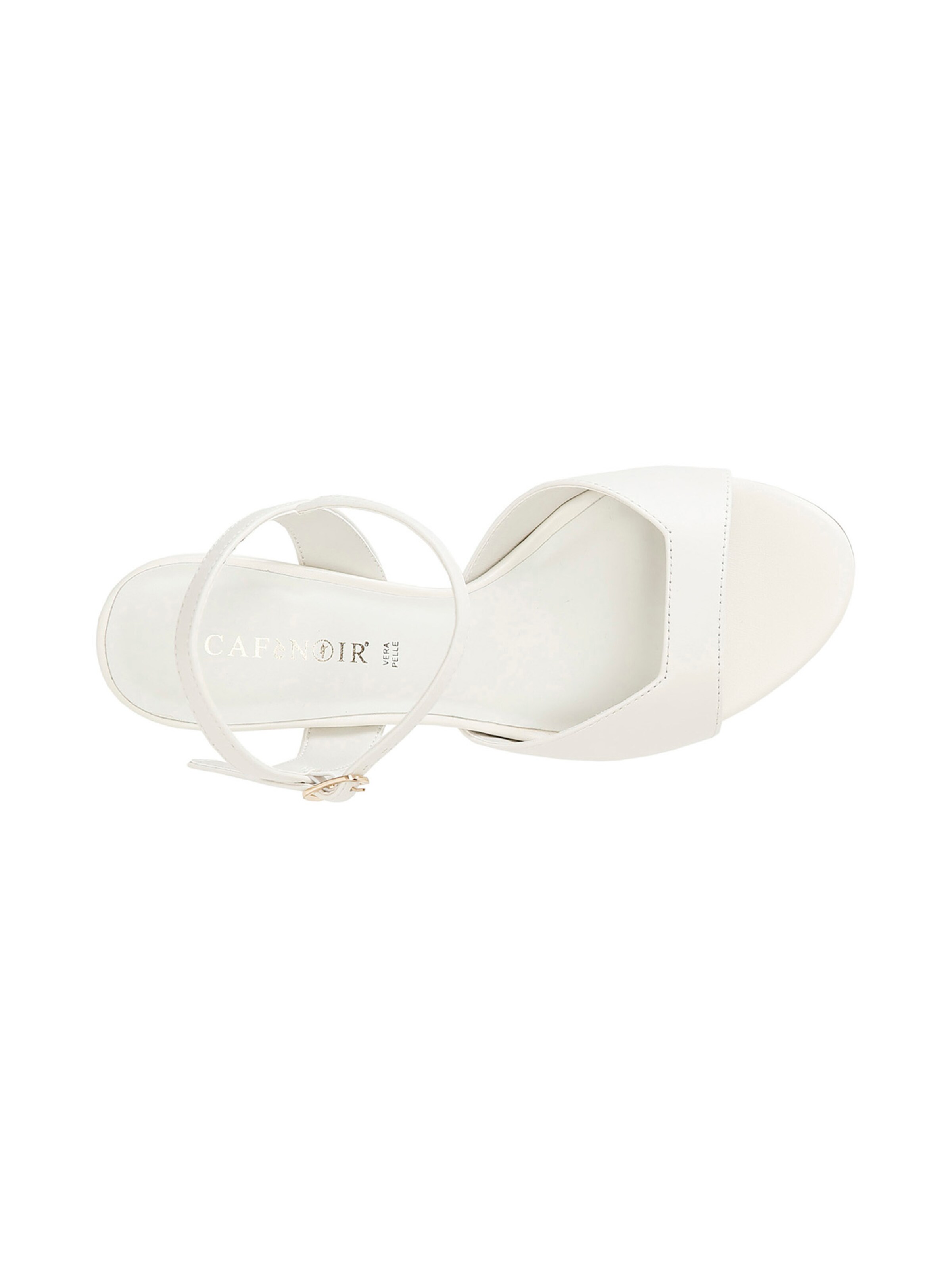 Sandalo di CAFè NOIR in bianco