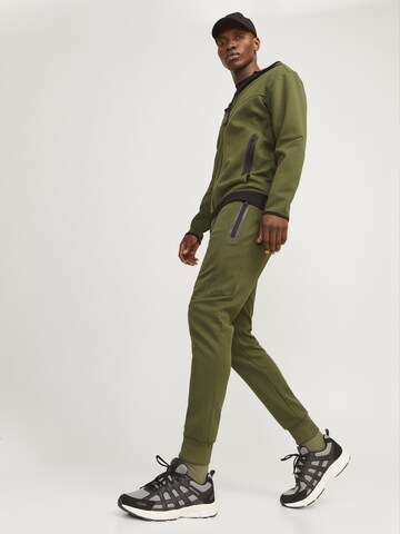 JACK & JONES Tapered Broek in Groen