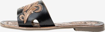 usha FESTIVAL Mules in Black: front