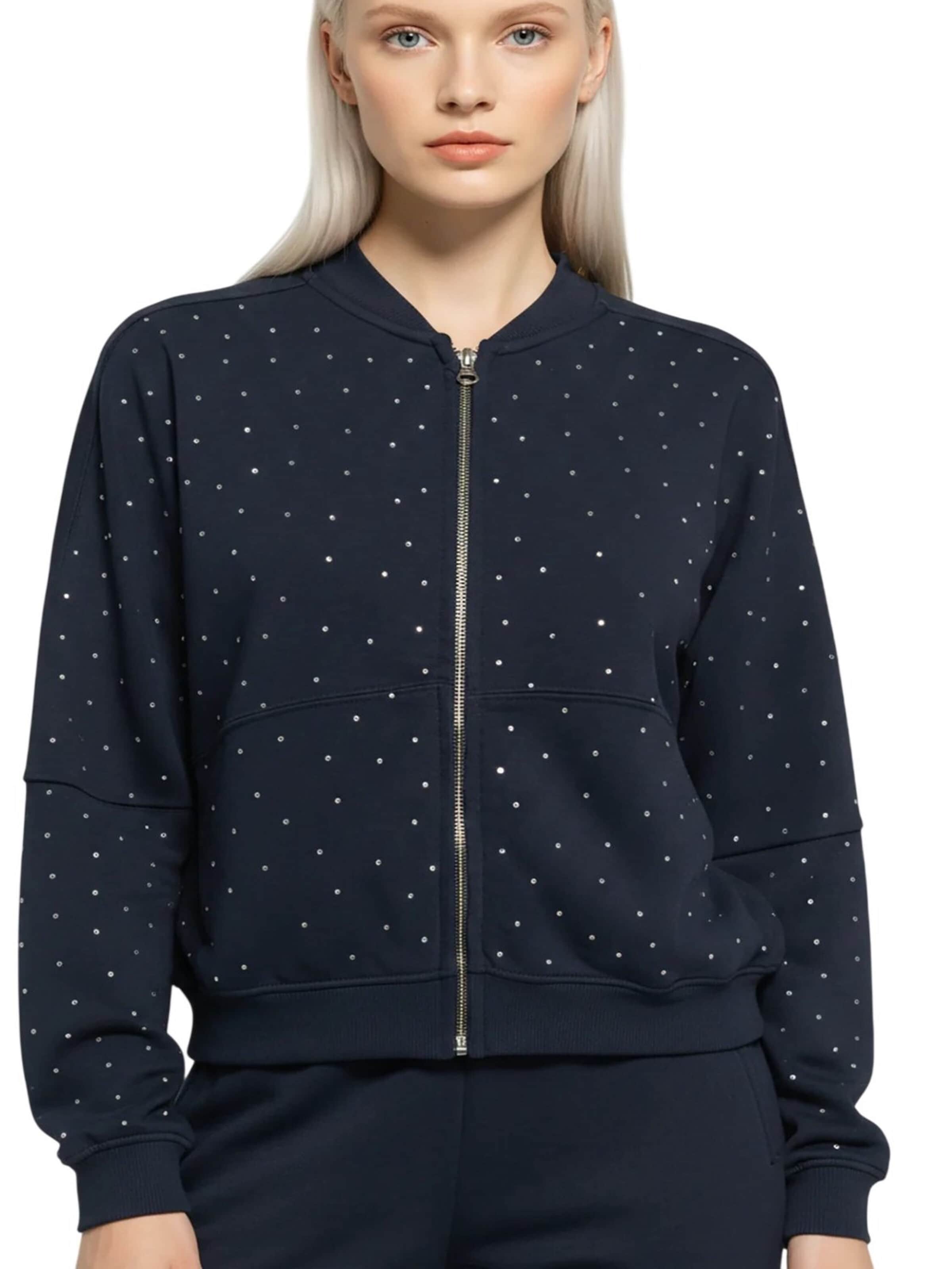 Alexa Dash Sweat jacket in Blue