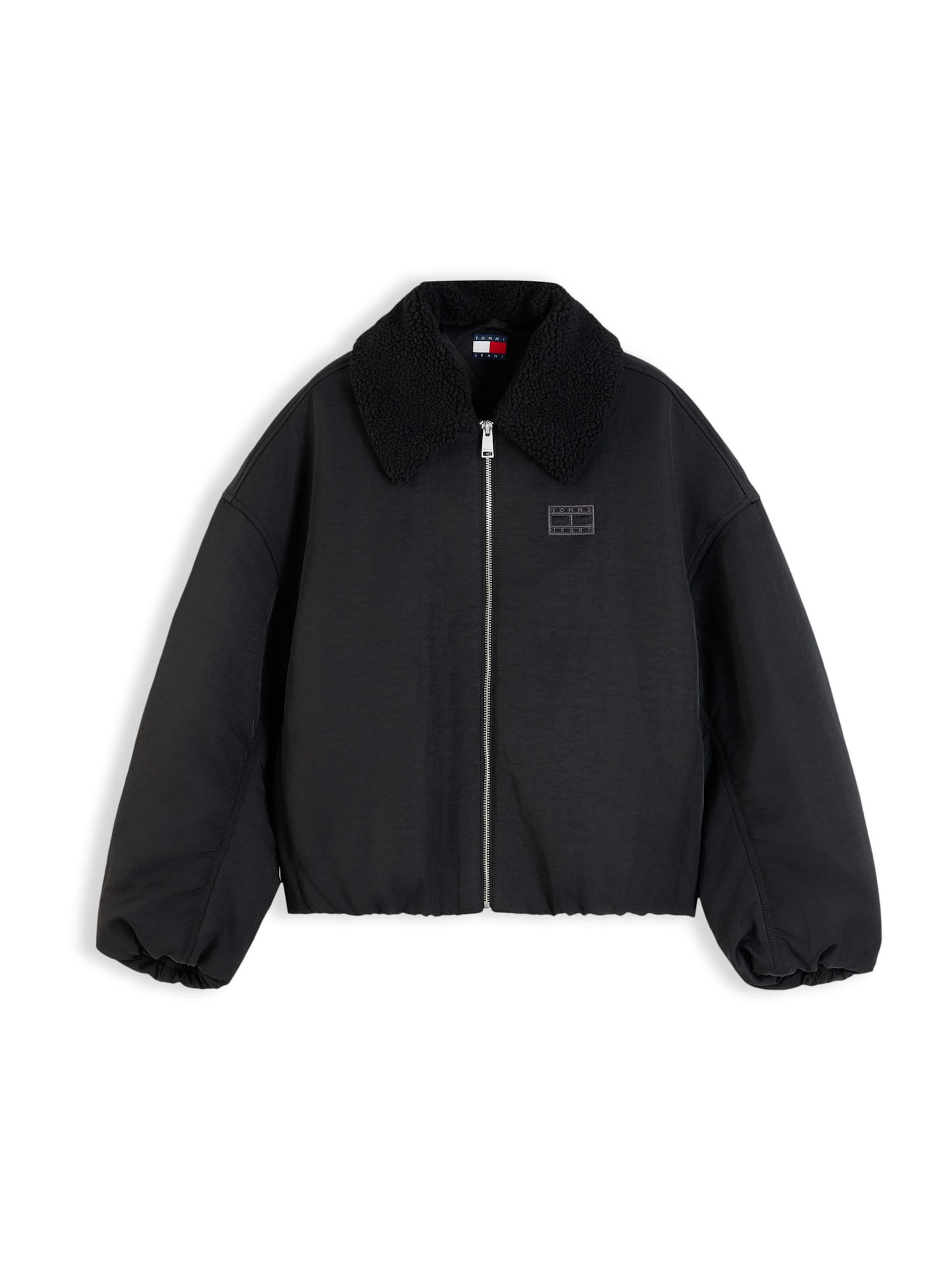 Tommy Jeans Overgangsjakke i sort: forside