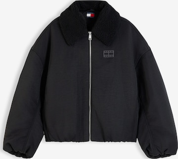 Tommy Jeans - Chaqueta de entretiempo en negro: frente