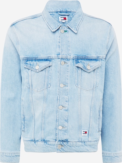 Tommy Jeans Plus Přechodná bunda 'RYAN' - modrá džínovina / tmavě modrá / červená / bílá, Produkt