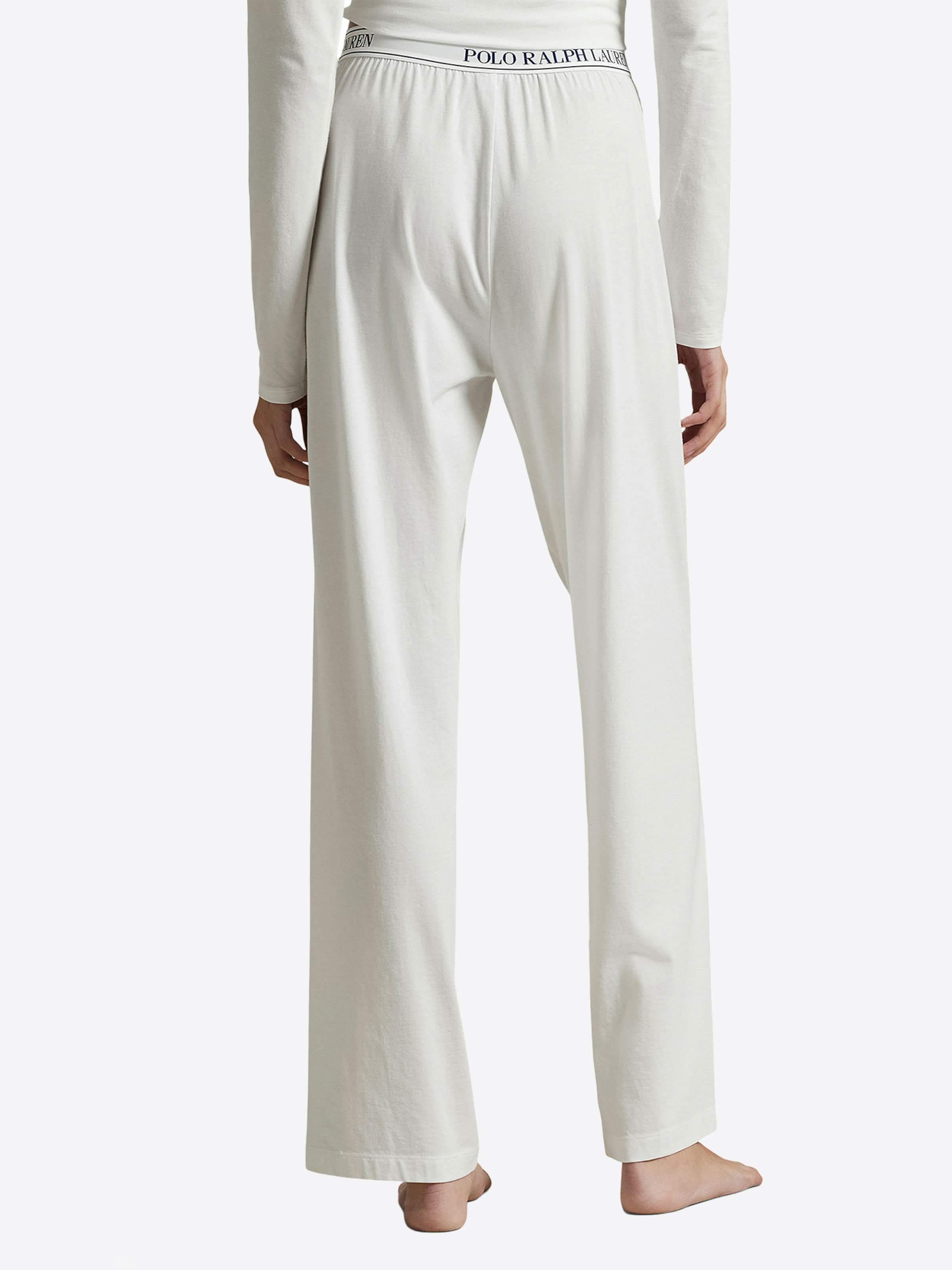 Polo Ralph Lauren Pyjamabroek ' Polo Essentials ' in Wit