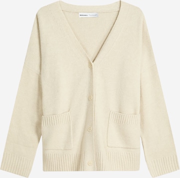 BershkaKardigan - žuta boja: prednji dio