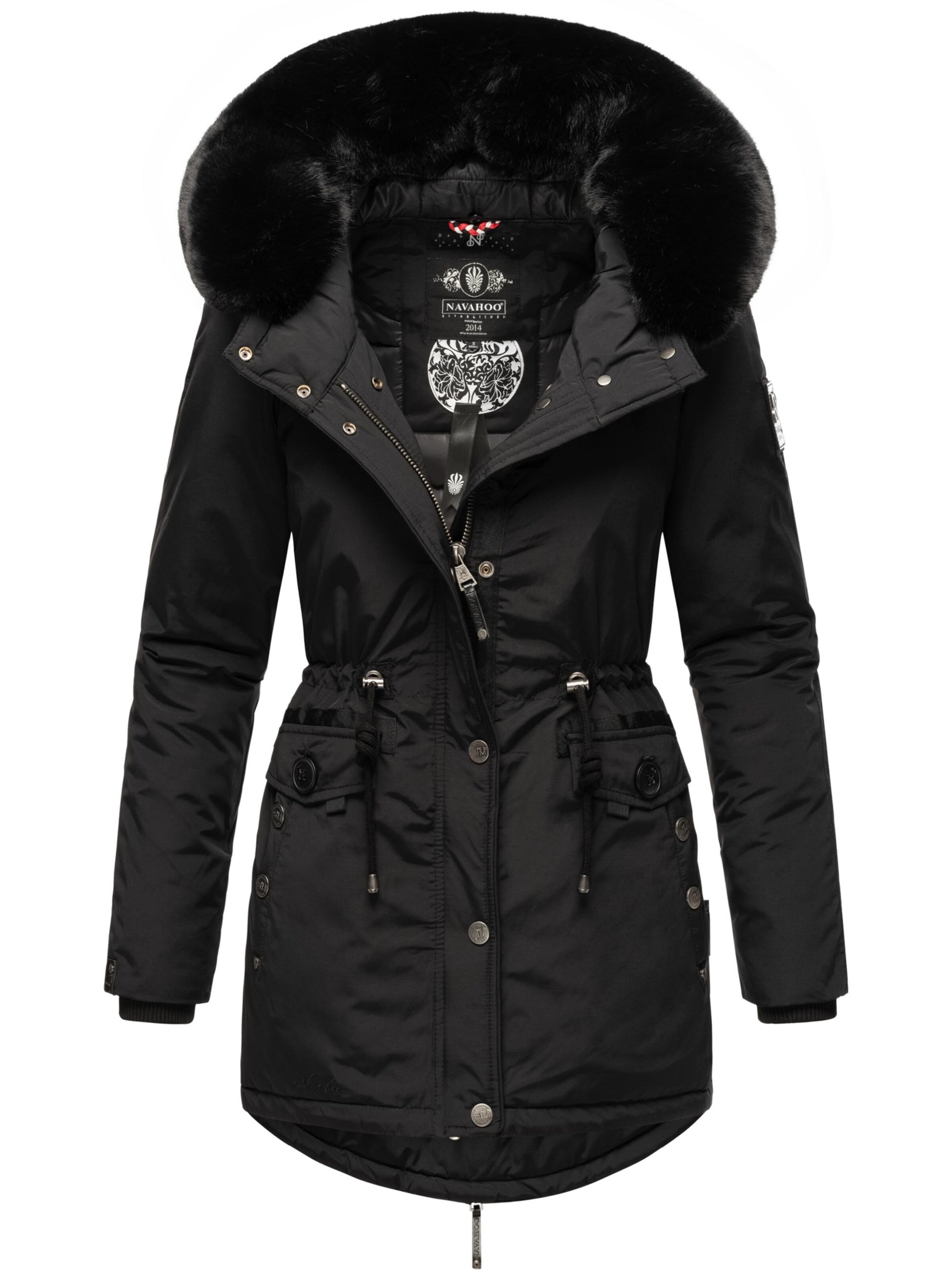 Parka invernale 'Sweety Deluxe' di NAVAHOO in nero
