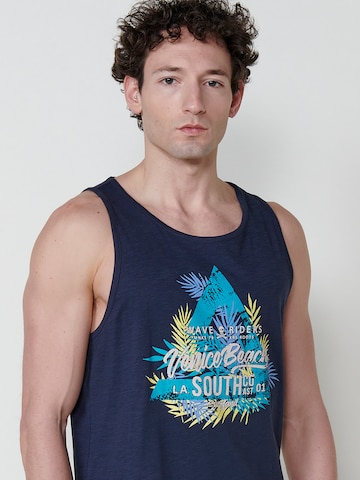 KOROSHI Top in Blau
