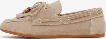 Derimod Moccasins in Beige: front