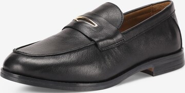 INUOVO Classic Flats in Black: front