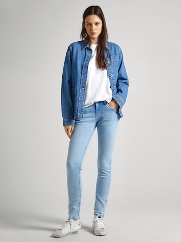 Coupe slim Jean Pepe Jeans en bleu