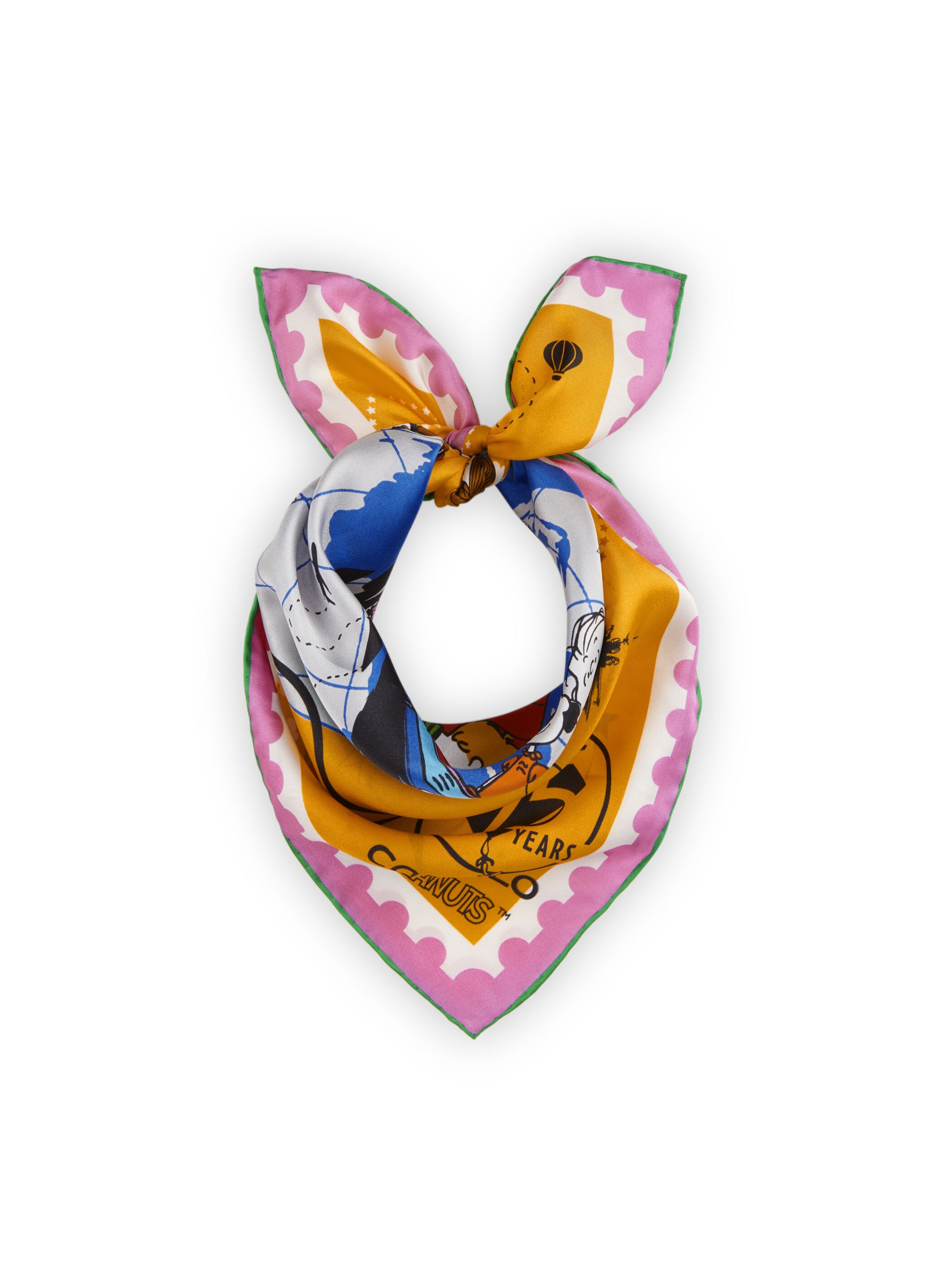 CODELLO Tuch in Gelb: Vorderseite