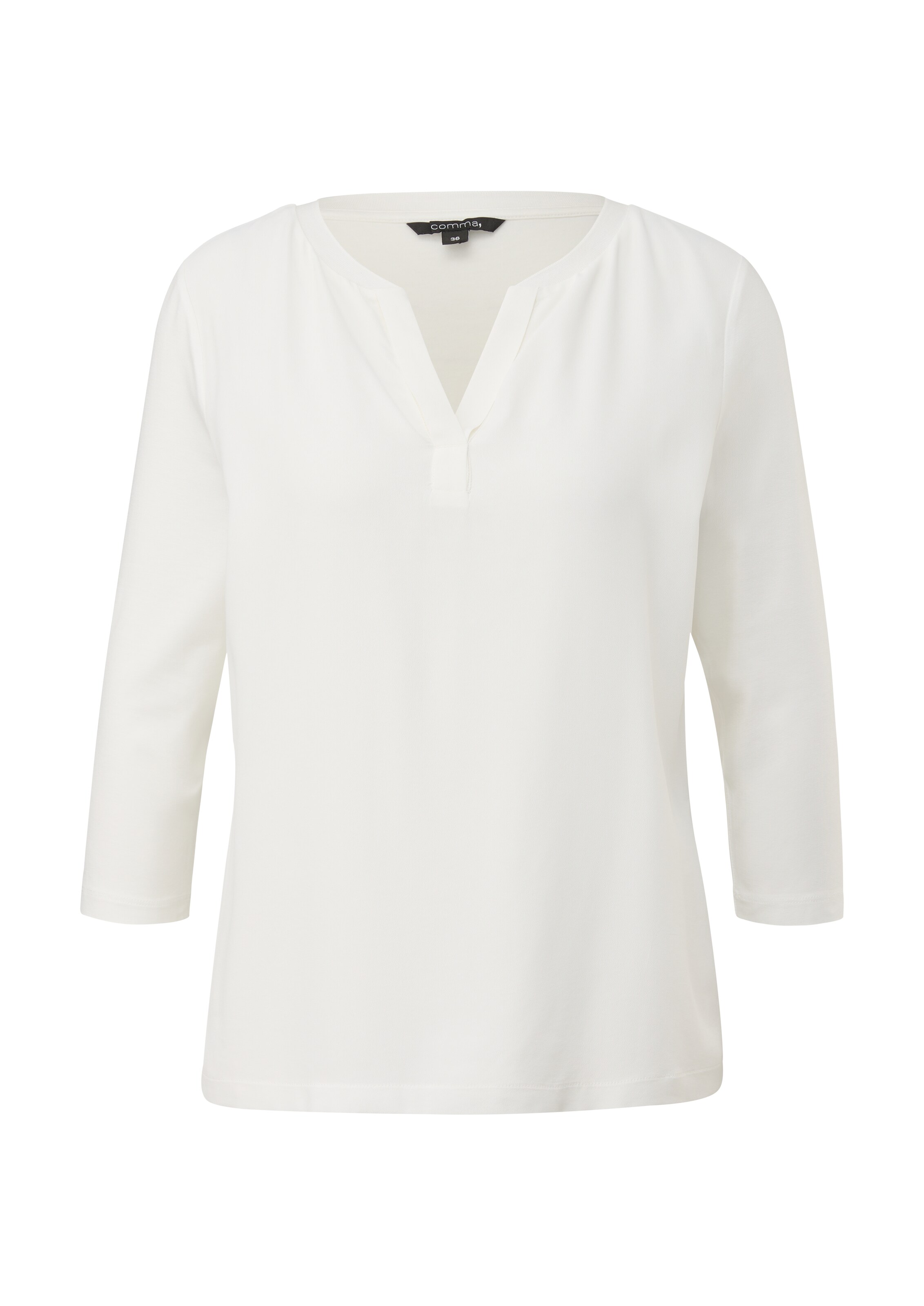 COMMA Blouse in Wit: voorkant