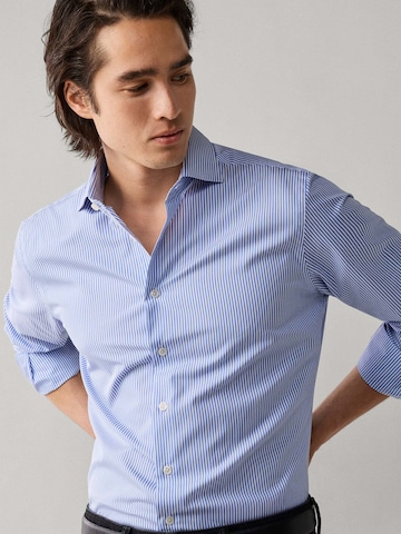 Hackett London Comfort fit Zakelijk overhemd in Blauw