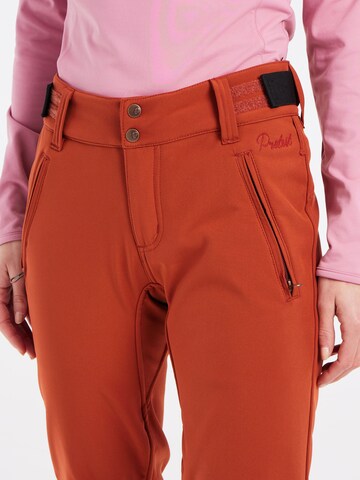 PROTEST Slim fit Workout Pants 'LOLE' in Red