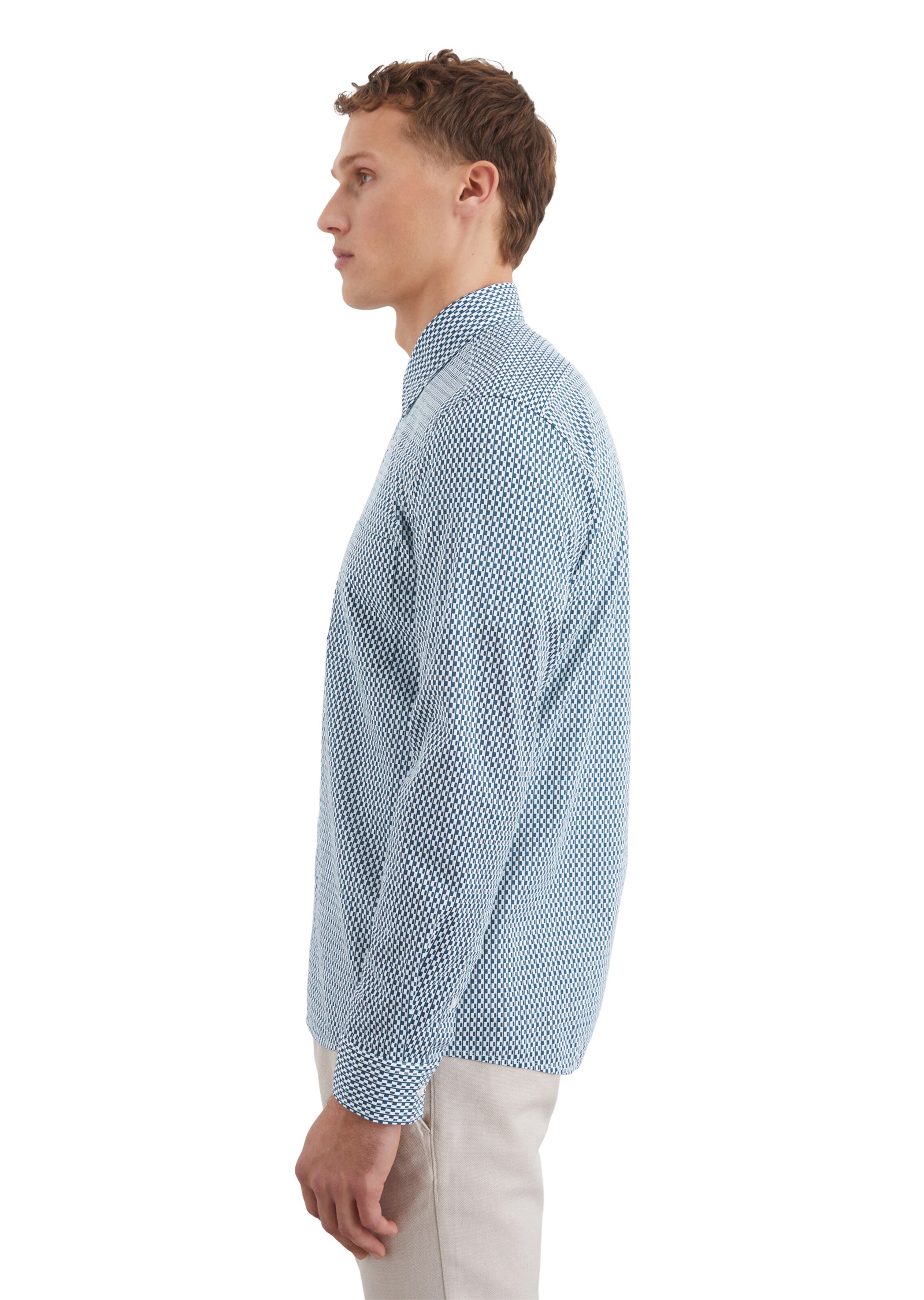 Marc O'Polo Regular Fit Hemd in Blau