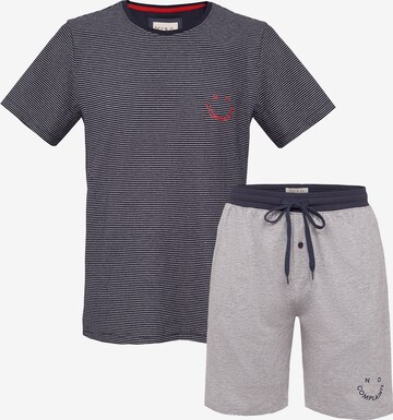 Phil & Co. Berlin Short Pajamas ' Shorty ' in Grey: front