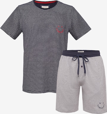 Phil & Co. Berlin Short Pajamas ' Shorty ' in Grey: front