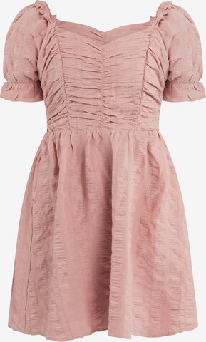 Robe IZIA en rose : devant