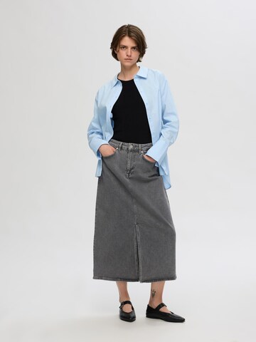 SELECTED Bluse in Blau