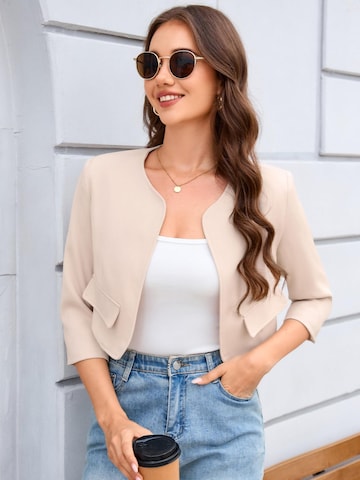 Yesfashion Marynarka w kolorze pomarańczowy