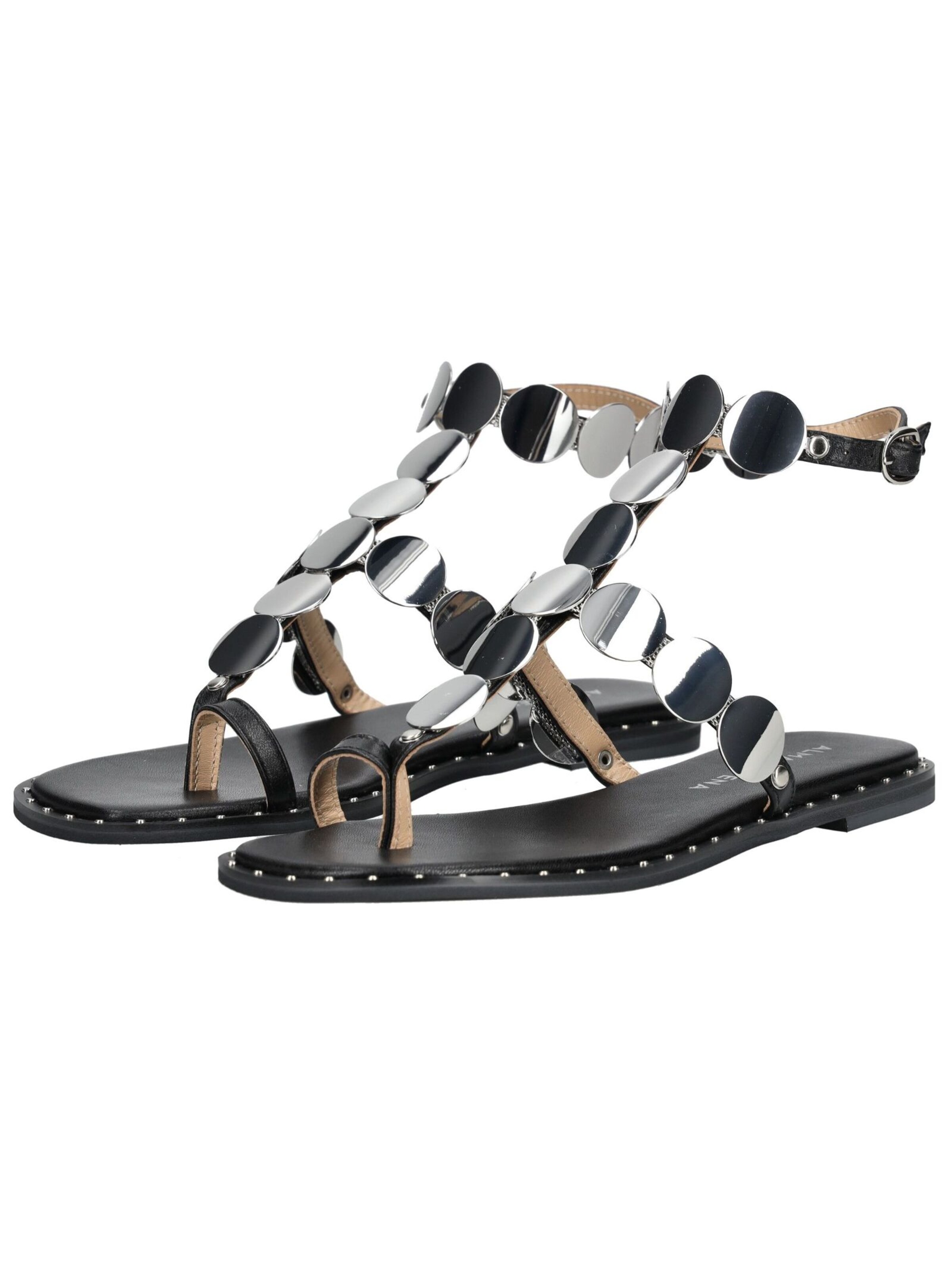 Alma En Pena Zehentrenner in Schwarz