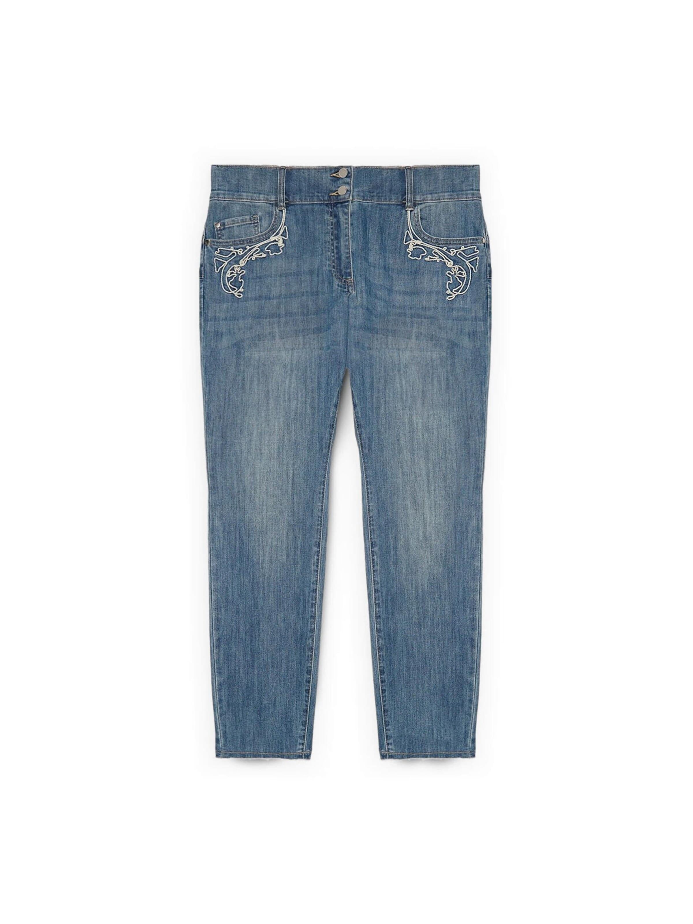 Fiorella Rubino Skinny Jeans in Blauw: voorkant