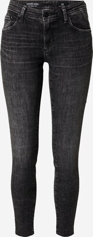 AG Jeans Slimfit Jeans in Zwart: voorkant