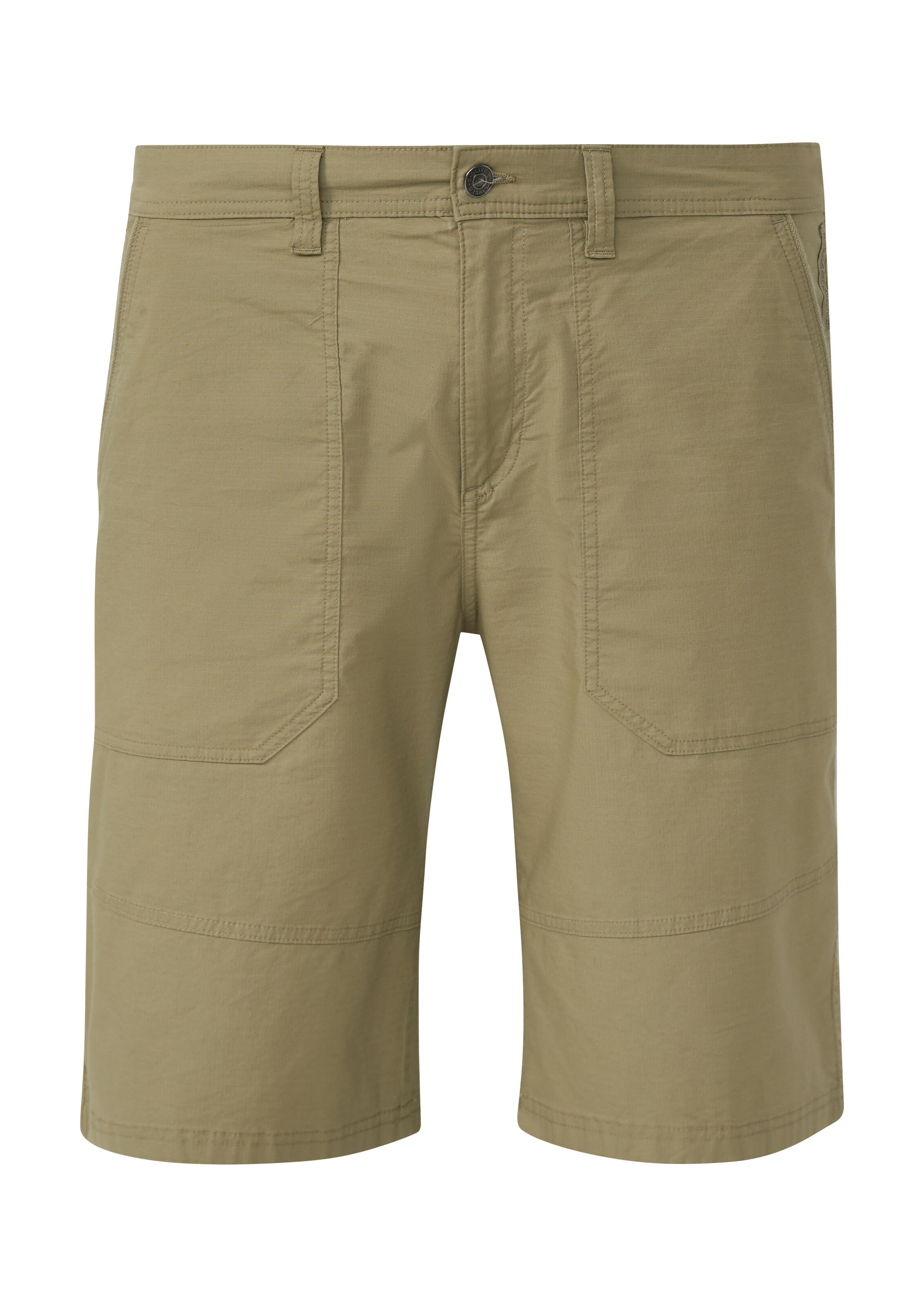 s.Oliver Men Big Sizes Wide Leg Shorts in Grün: Vorderseite