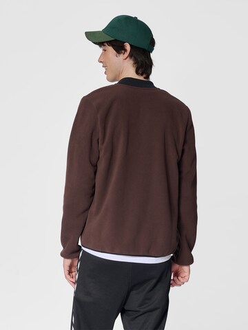 Hummel Athletic Fleece Jacket in Brown