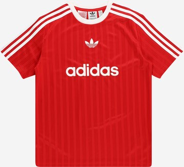 ADIDAS ORIGINALS Shirt in Red: front