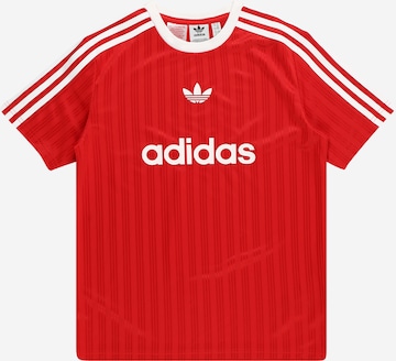 ADIDAS ORIGINALS Shirt in Rood: voorkant