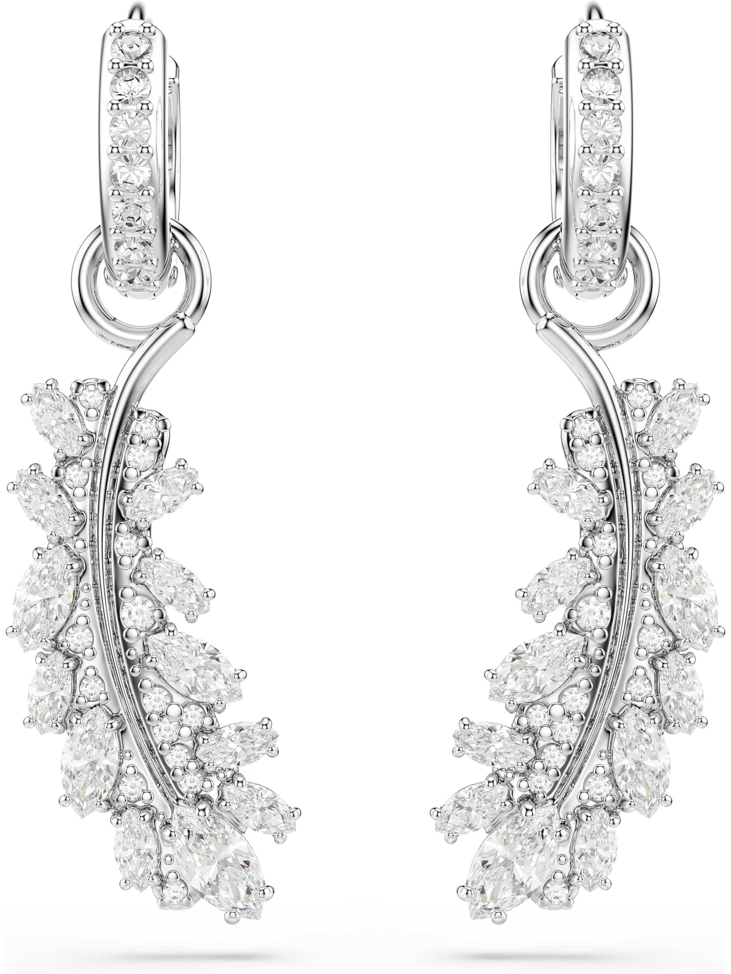 Swarovski Ohrringe in One Size in weiß, Produktansicht