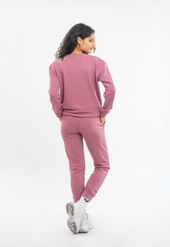 Tom Barron Freizeitanzug WOMEN OVERSIZE FIT SWEATSHIRT AND PANTS SETS in Pink