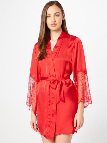 Robe de chambre Hunkemöller en rouge : devant