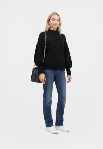 GUESS - Pullover 'KEYLA' em preto: lateral