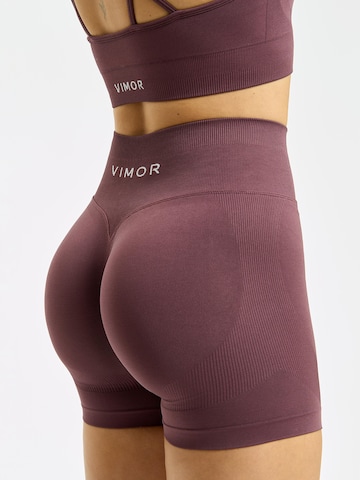 Vimor Skinny Leggings 'Joy Scrunch Shorts' in Purple