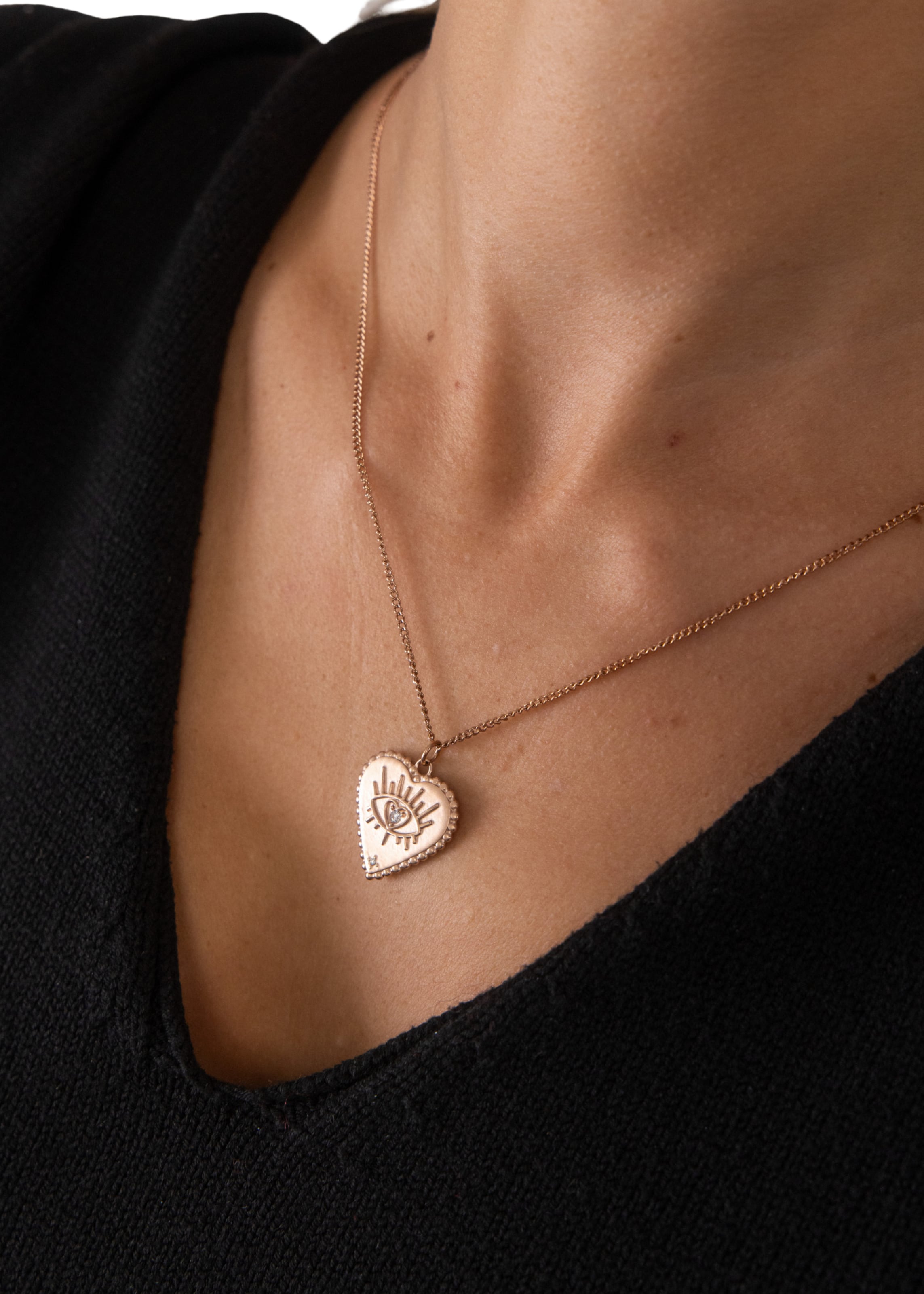 PURELEI Necklace 'Bright Heart' in Gold