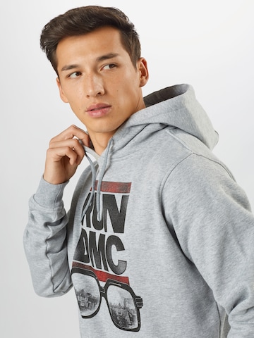 Mister Tee Sweatshirt 'Run DMC City Glasses' in Grey