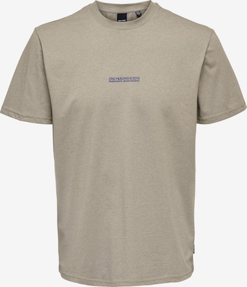 Only & Sons Shirt 'MUSK' in Grey: front