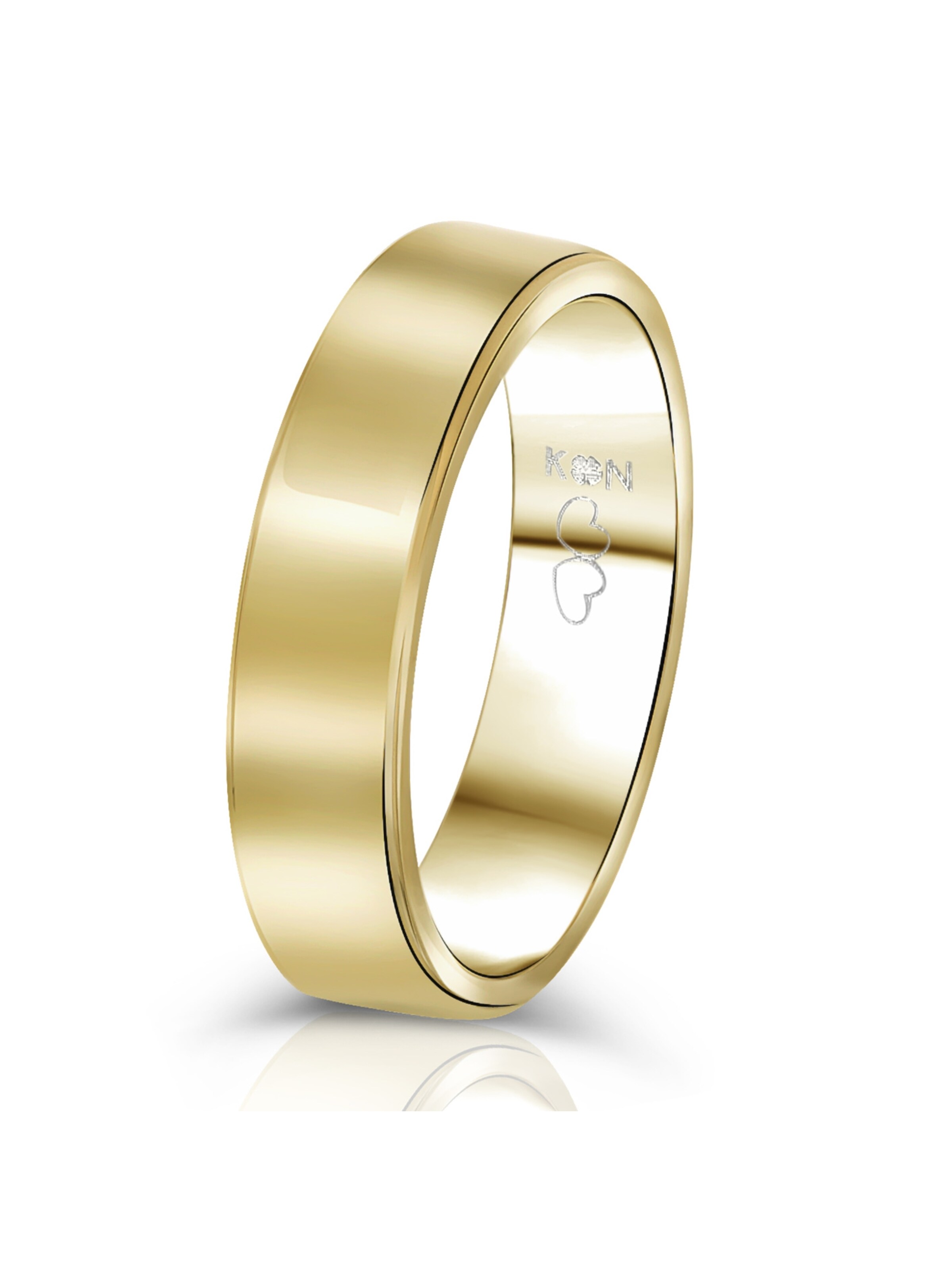 Lucardi Ring in Gold: front