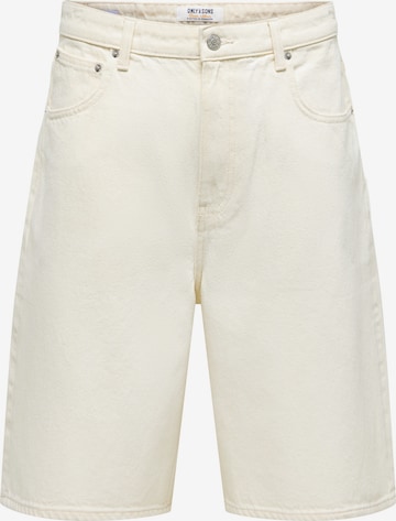 Baggy Jean 'ONSCarl' Only & Sons en beige : devant